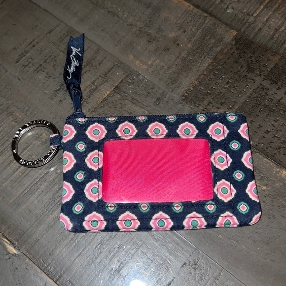 Vera Bradley “Petal Dots” Zip ID Case - Picture 2 of 3